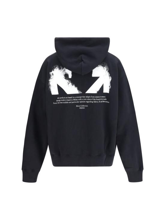 26SS 오프화이트 후드 티셔츠 44MBB085S26F00A001 0001 BLACK - OFF WHITE