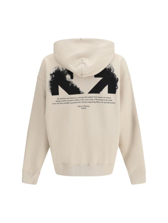 26SS 오프화이트 후드 티셔츠 44MBB085S26F00A270 2070 BEIGE - OFF WHITE