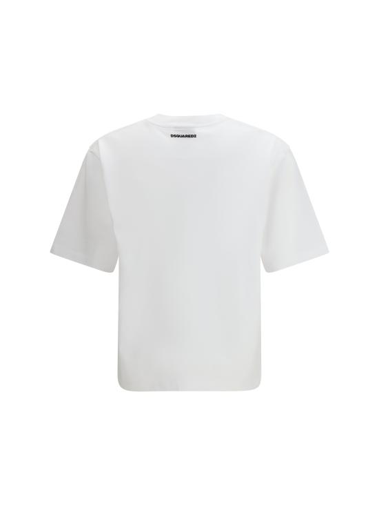 26SS 디스퀘어드2 반팔 티셔츠 S78GD0121D20033 100 WHITE - DSQUARED2