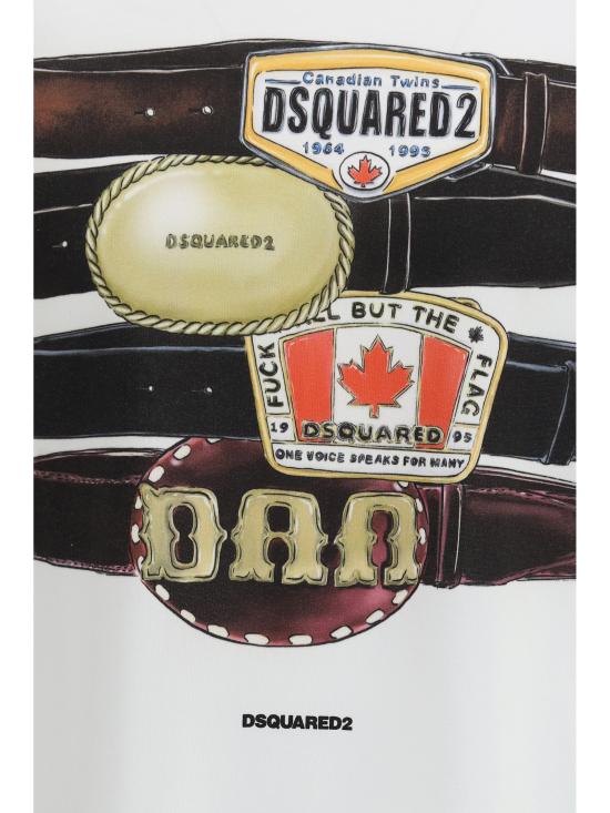 26SS 디스퀘어드2 반팔 티셔츠 S78GD0113D20033 100 WHITE - DSQUARED2