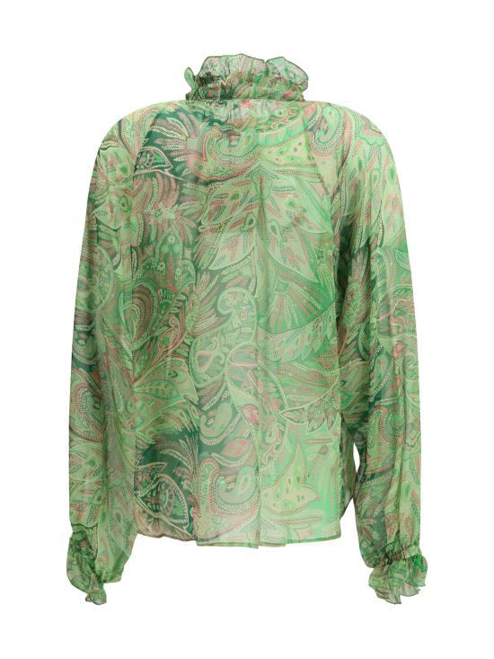 26SS 에트로 셔츠 WRIA0109AKI48 X0892 GREEN - ETRO
