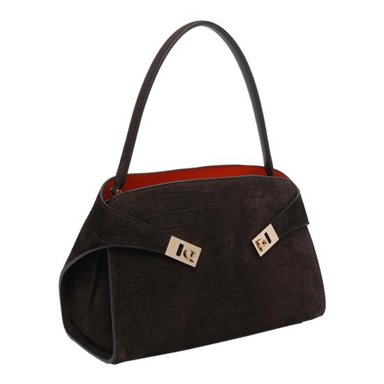26SS 살바토레 페라가모 토트백 792871 219816TESTA DI MORO Brown - SALVATORE FERRAGAMO