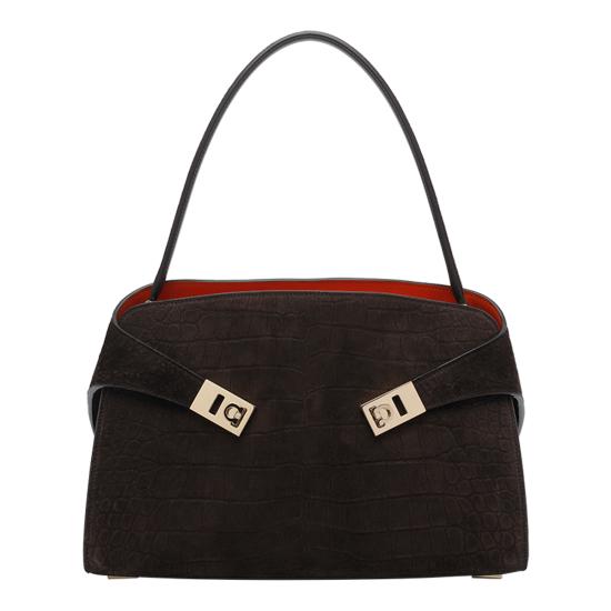 26SS 살바토레 페라가모 토트백 792871 219816TESTA DI MORO Brown
