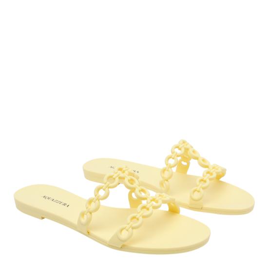 26SS 아쿠아주라 샌들 ICJFLAS0 JLYDIS Yellow - AQUAZZURA