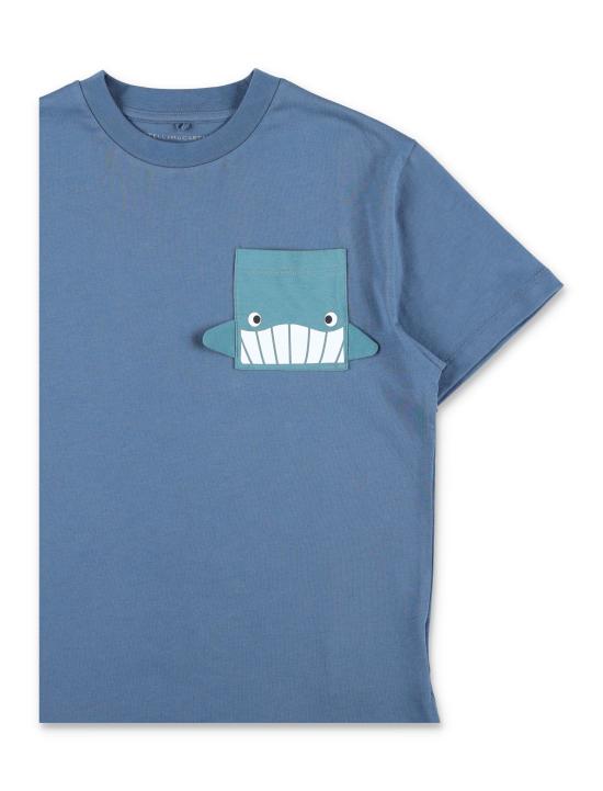 26SS [키즈] 스텔라 맥카트니 티셔츠 TY8Q51Z0434 61B BLUE - STELLA MCCARTNEY