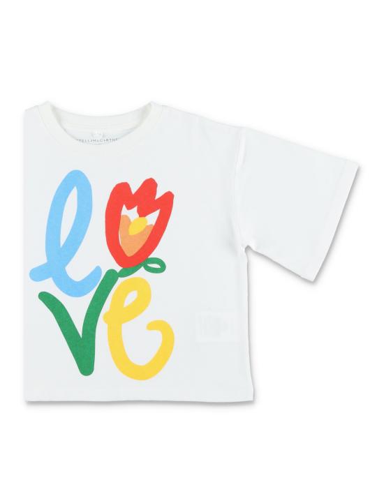 26SS [키즈] 스텔라 맥카트니 티셔츠 TY8B21Z0434 101 Bianco - STELLA MCCARTNEY