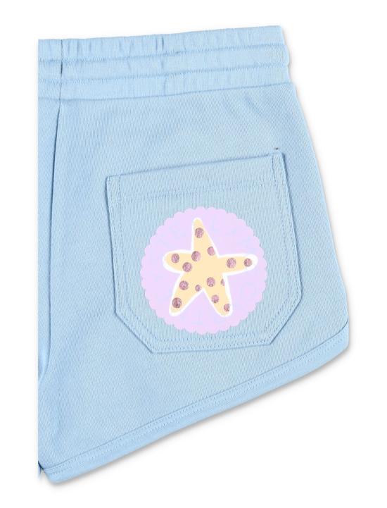 26SS [키즈] 스텔라 맥카트니 쇼츠/버뮤다 TY6B49Z3409 606 Blu - STELLA MCCARTNEY