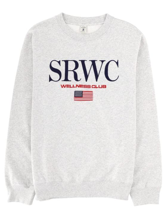 25FW 스포티앤리치 긴팔 티셔츠 ST07163177GY03 HEATHERGREY