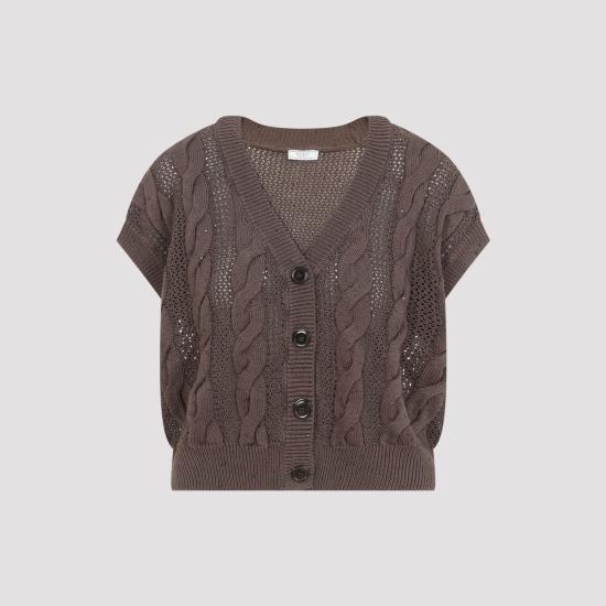 26SS 페세리코 스웨터 A99078F07 09110 151 MARRONE CORTECCIA - PESERICO