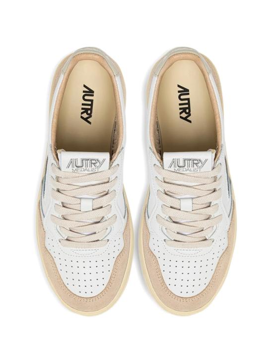 26SS 오트리 메달리스트 로우 스니커즈 AULWLS14 WHITE - AUTRY