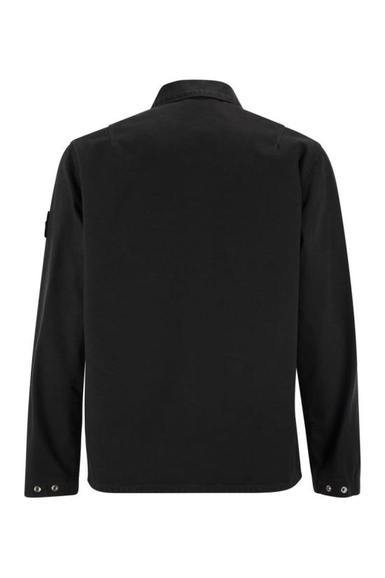  스톤 아일랜드 긴팔 셔츠 L1S141200002S0J24 V0029 BLACK - STONE ISLAND