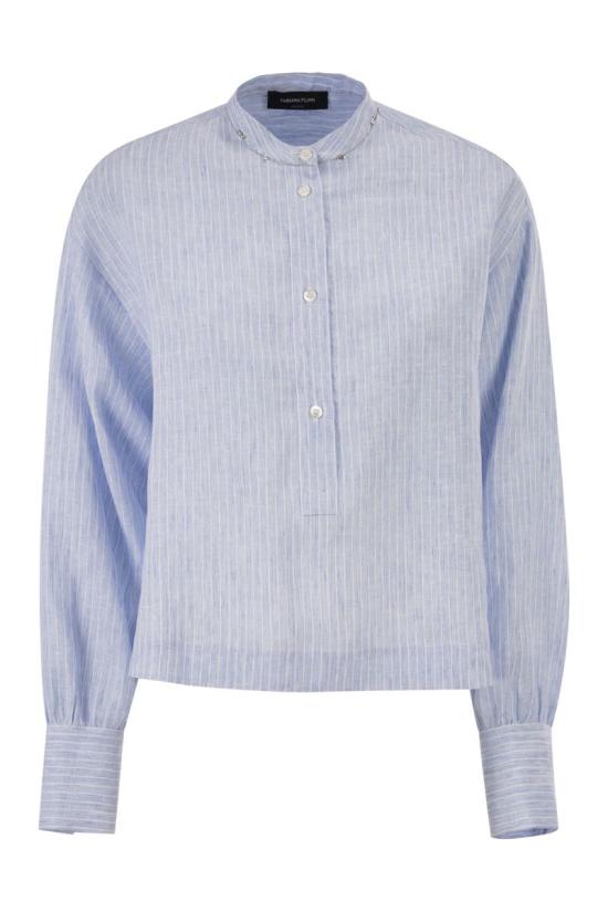 26SS 파비아나 필리피 셔츠 CAD276F771M198 VR1 LIGHT BLUE