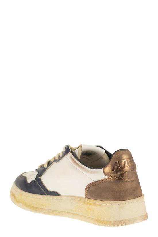 26SS 오트리 스니커즈 AVLMSV58 WHITE BLUE BROWN - AUTRY