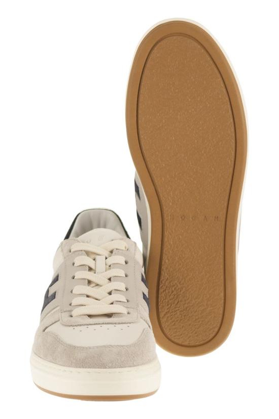 26SS 호간 스니커즈 HXM6680FZ00UHC687N CREAM BLUE - HOGAN