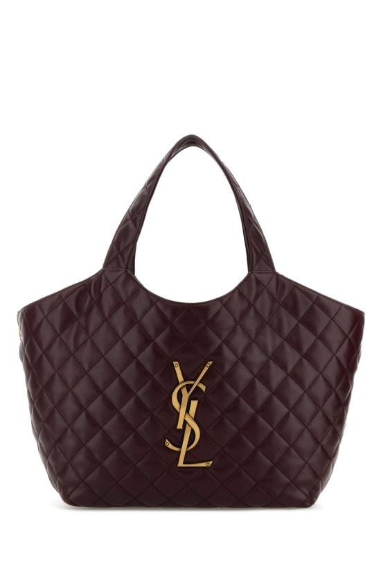 26SS 생로랑 토트백 858191AAANG 6195 BURGUNDY