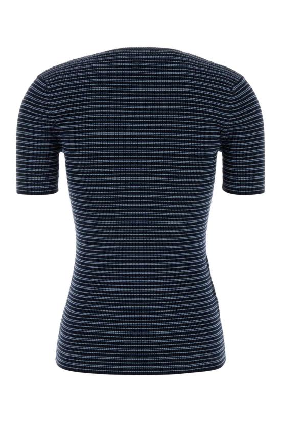 26SS 프라다 스웨터 P24B3FSOOO19C7 F0OBM STRIPPED - PRADA