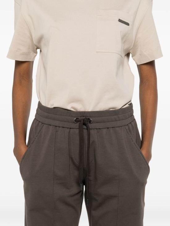 26SS 브루넬로 쿠치넬리 스트레이트 팬츠 MH827FB799C8589 BROWN - BRUNELLO CUCINELLI