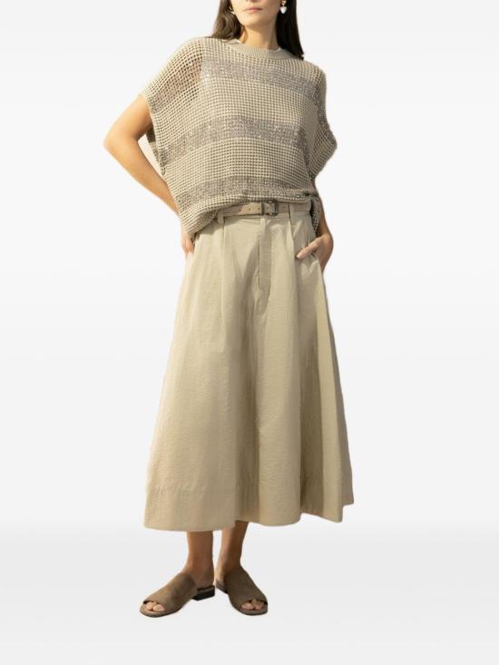 26SS 브루넬로 쿠치넬리 스웨터 M58772820CKH72 BEIGE - BRUNELLO CUCINELLI