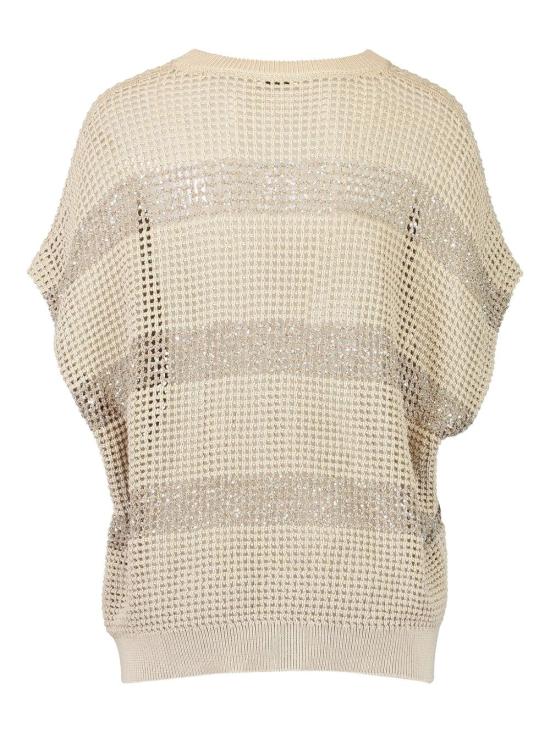 26SS 브루넬로 쿠치넬리 스웨터 M58772820CKH72 BEIGE - BRUNELLO CUCINELLI