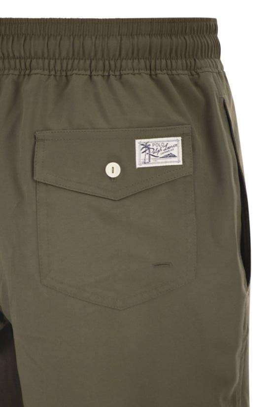 26SS 폴로 랄프로렌 포니 자수 스윔 쇼츠 710957782 510 OLIVE - POLO RALPH LAUREN