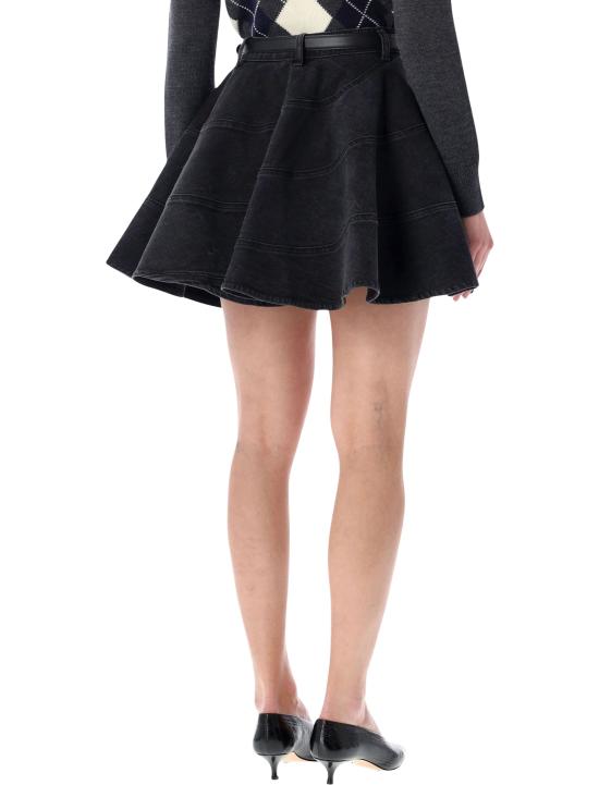 26SS 셀프 포트레이트 숏 스커트 RS26809SKB BLACK - SELF PORTRAIT