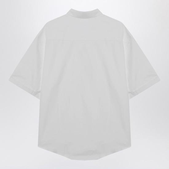 26SS 아미 코튼 박시 자수 아미 드 하트 HSH823CO0031 168 WHITE - AMI