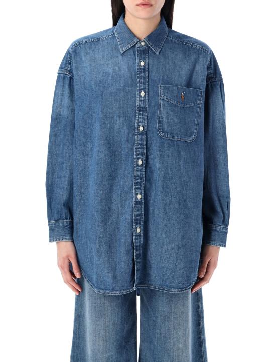 26SS 폴로 랄프로렌 셔츠 211969398 001 BLUE WASH