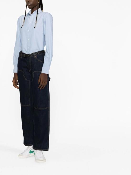 26SS 폴로 랄프로렌 포니 로고 옥스포드 셔츠 211891377 001 BSR LIGHT BLUE - POLO RALPH LAUREN