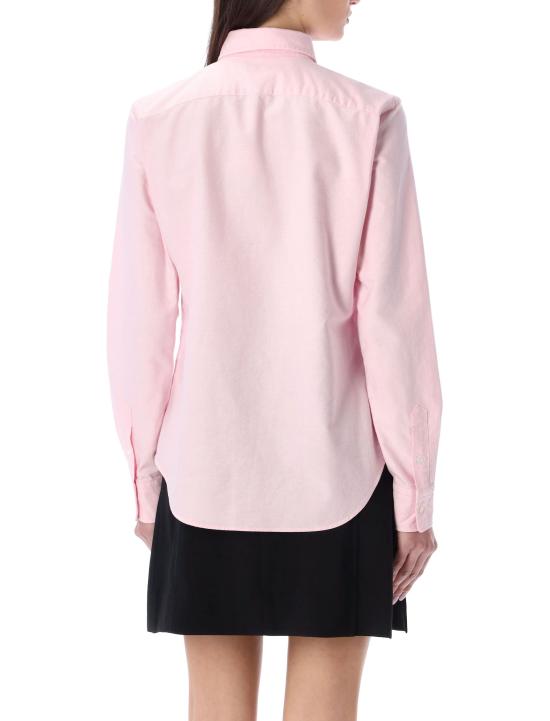 26SS 폴로 랄프로렌 슬림 핏 스트라이프 옥스포드 셔츠 211891377 002 BATH PINK - POLO RALPH LAUREN