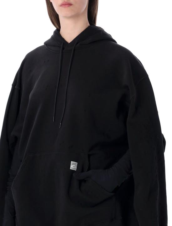 26SS MM6 메종마르지엘라 후디드 스웨트셔츠 윗 글러브 S52DA0083M25025 900 BLACK - MM6 MAISON MARGIELA