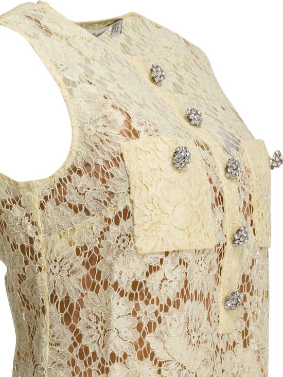 26SS 셀프 포트레이트 미디 원피스 RS26217SY YELLOW - SELF PORTRAIT