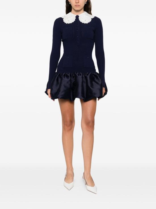 26SS 셀프 포트레이트 미디 원피스 RS26106SBN NAVY - SELF PORTRAIT