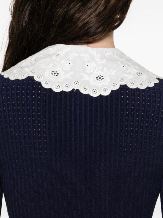 26SS 셀프 포트레이트 미디 원피스 RS26106SBN NAVY - SELF PORTRAIT