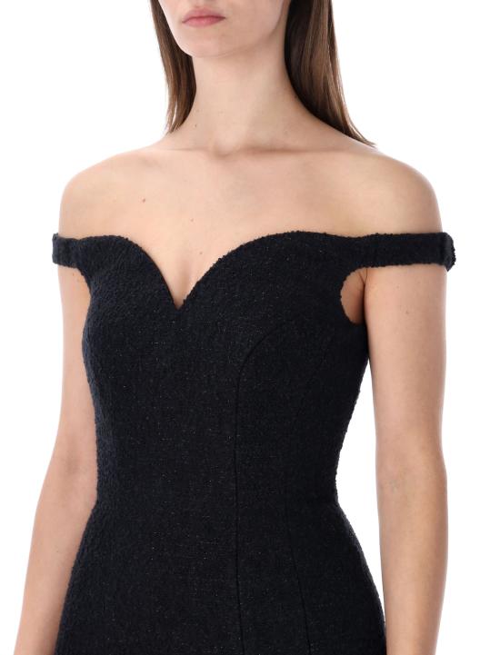 26SS 셀프 포트레이트 미디 원피스 RS26075SB BLACK - SELF PORTRAIT