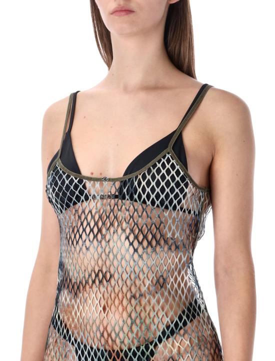 26SS 디젤 미디 원피스 A204400BKBD E7409 MULTICOLOR - DIESEL