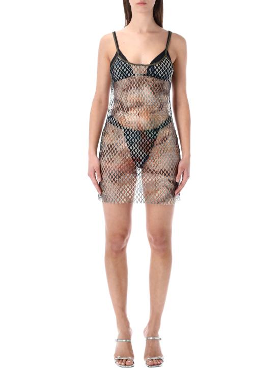 26SS 디젤 미디 원피스 A204400BKBD E7409 MULTICOLOR