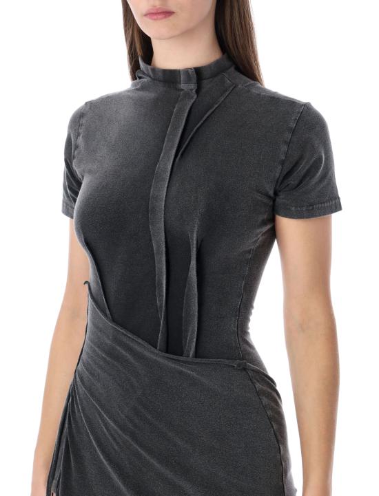 26SS 오토링거 미디 원피스 11550371501 BLK BLACK - OTTOLINGER