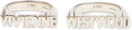  비비안웨스트우드 반지 6404018I01P019P019 Silver - VIVIENNE WESTWOOD