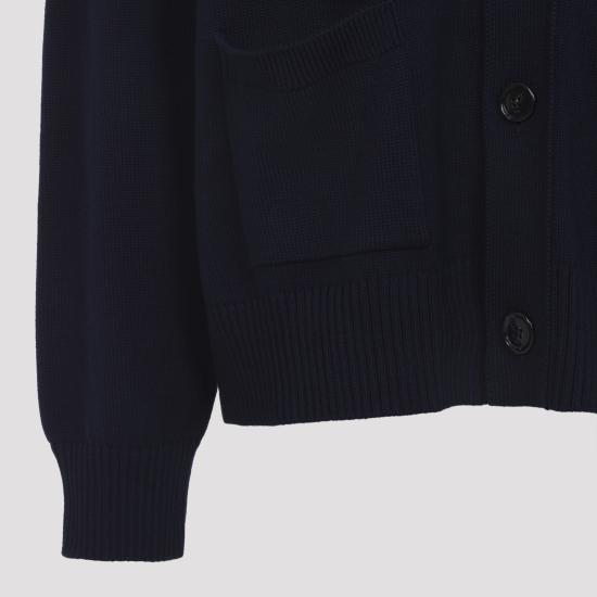 26SS 아미 ADC 울 크루넥 하트 가디건 UKC381KN0156 A116 NAVY - AMI