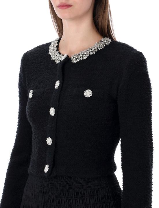 26SS 셀프 포트레이트 스웨터 RS26220CB BLACK - SELF PORTRAIT