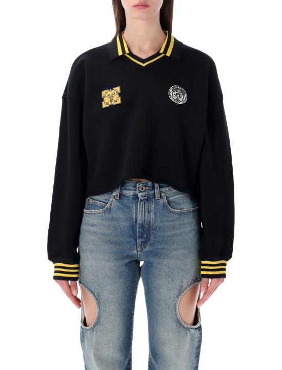 26SS 오프화이트 스웨터 OWBA07BS26FLE002 1001 BLACK