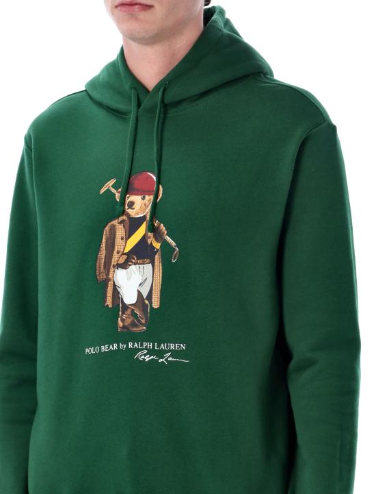 26SS 폴로 랄프로렌 후드 티셔츠 710B14628 001 DK GREEN - POLO RALPH LAUREN