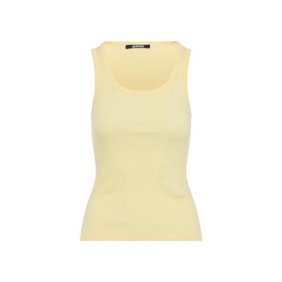 26SS 자크뮈스 민소매 티셔츠 TSW00559AJ00103 210 LIGHT YELLOW - JACQUEMUS