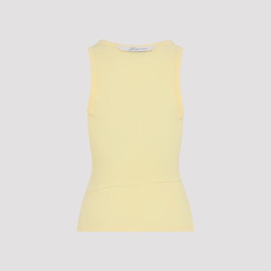 26SS 자크뮈스 민소매 티셔츠 TSW00559AJ00103 210 LIGHT YELLOW - JACQUEMUS