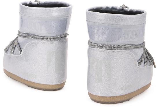 25FW 문부츠 아이콘 나일론 로우 부츠 80D1409440H001 Silver - MOON BOOT