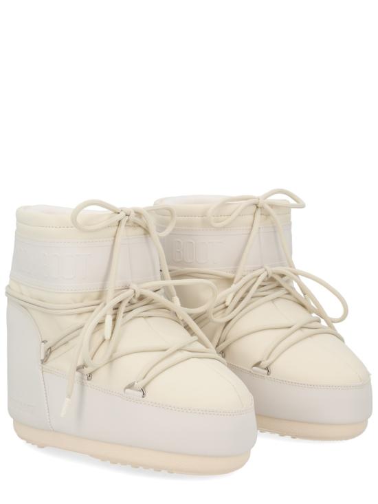 25FW 문부츠 아이콘 나일론 로우 부츠 80D1409380L002 Ivory - MOON BOOT