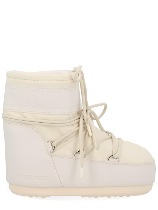 25FW 문부츠 아이콘 나일론 로우 부츠 80D1409380L002 Ivory