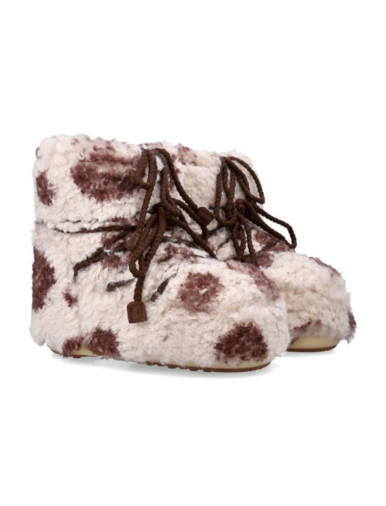 25FW 문부츠 아이콘 나일론 로우 부츠 80D1409690MM04 Beige - MOON BOOT