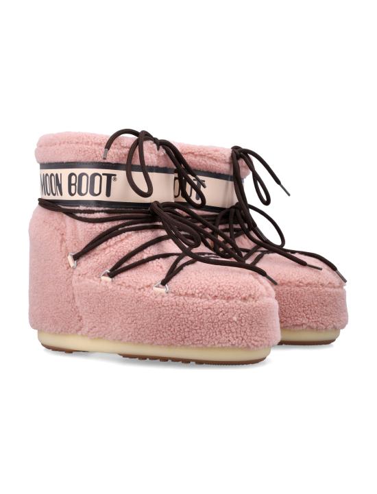 25FW 문부츠 아이콘 나일론 로우 부츠 80D1409700J001 Pink - MOON BOOT