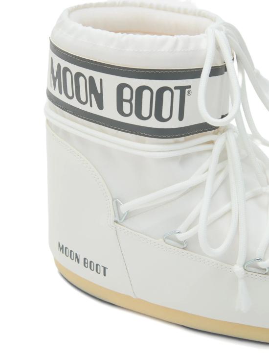 25FW 문부츠 아이콘 나일론 로우 부츠 80D1409340A009 White - MOON BOOT